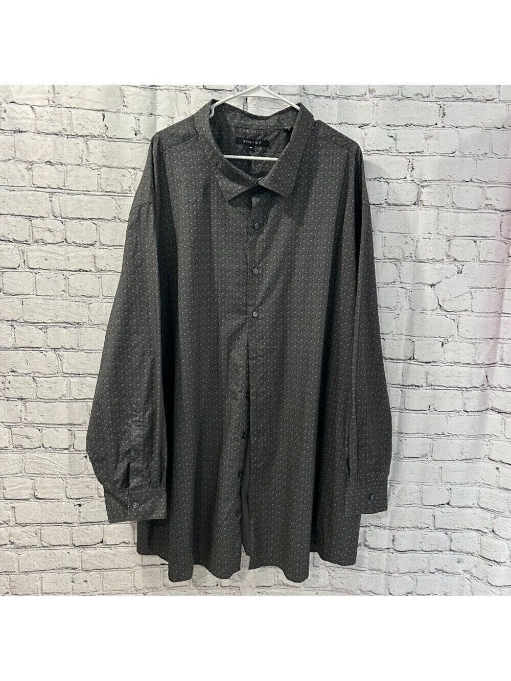 Men's Synrgy long sleeved button down shirt Size 5XL